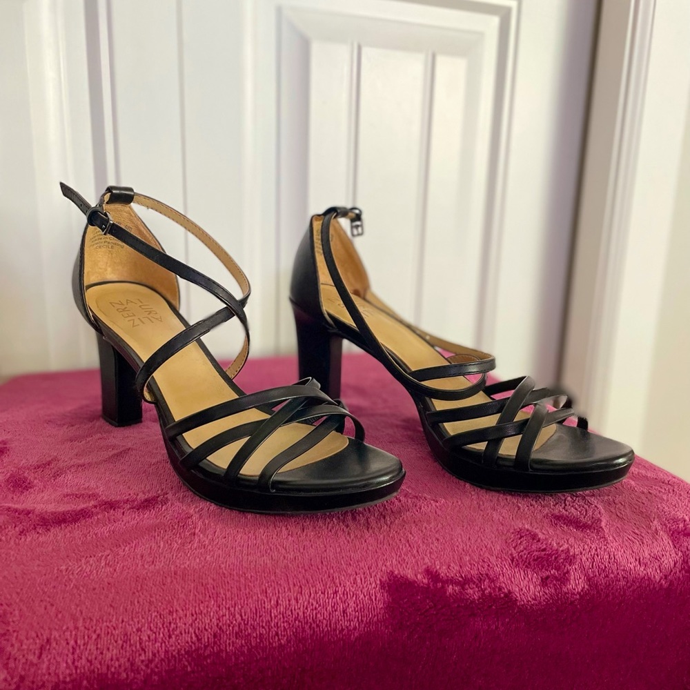 Strappy heels